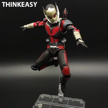 

THINKEASY Captain America Civil War Ant Man Cartoon Toy Action Figure Model Doll Gift
