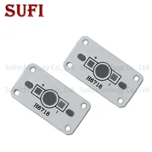 10 шт. 1 Вт 3 Вт квадратный светодиодный теплоотвод Алюминий опорной плиты одной печатной плате подложка радиатор DIY светодиодный Запчасти для Светодиодный светильник с лампочкой