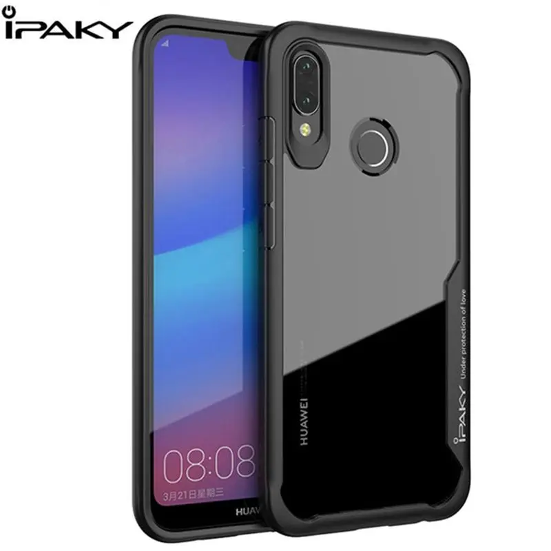 Чехол IPAKY для Huawei P20 Pro противоударный защитный силиконовый чехол P30 Mate 20 Lite
