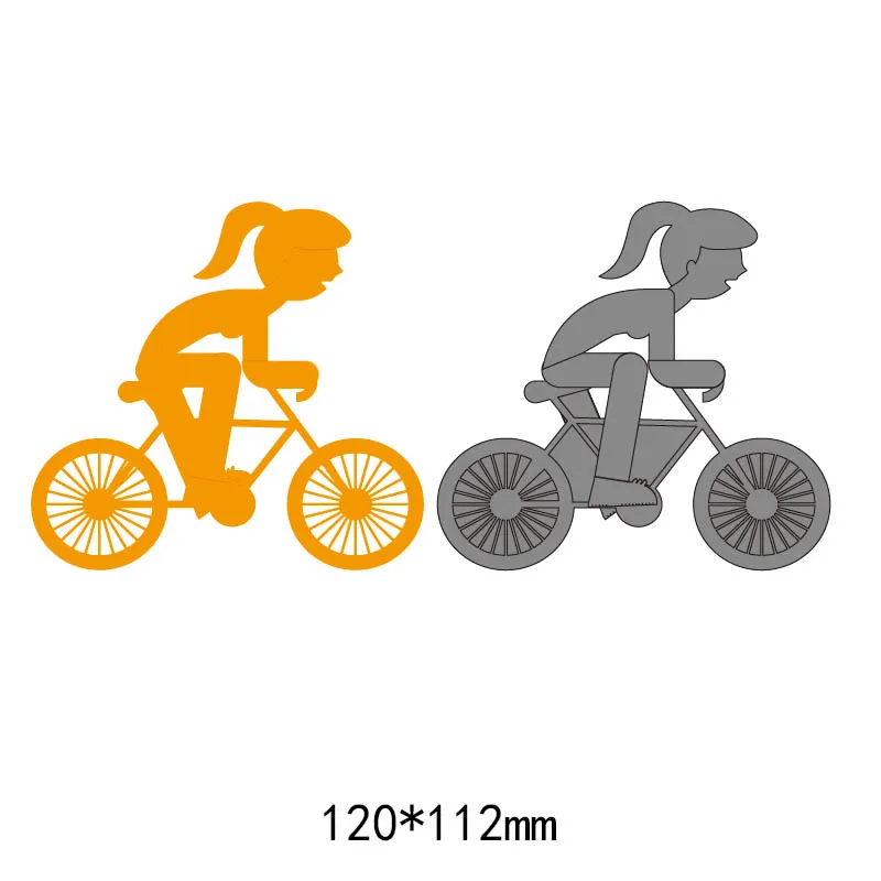 bicycle frames  Human Figure Metal steel Die Cuts Cutting Dies stencils For DIY Scrapbooking Photo Album Embossing paper Cards