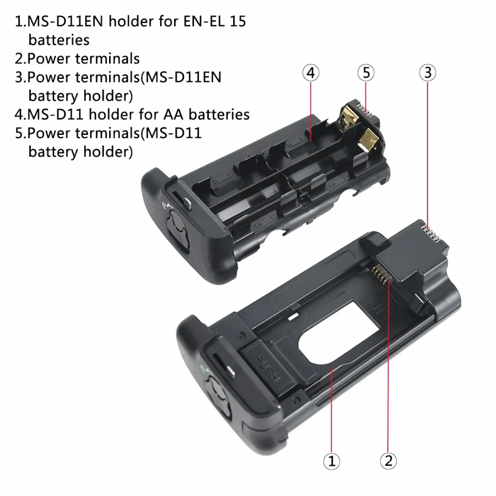 Вертикальная Батарейная ручка для фотоаппарата Nikon D7000|vertical battery grip|battery gripbattery grip