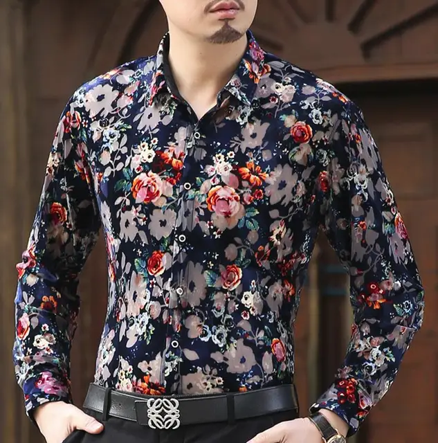 flower dress shirt