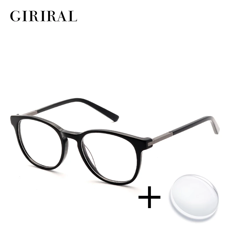 

Acetate women prescription glasses vintage optical myopia reading sight colored clear transparent computer eyeglasses #BC3453