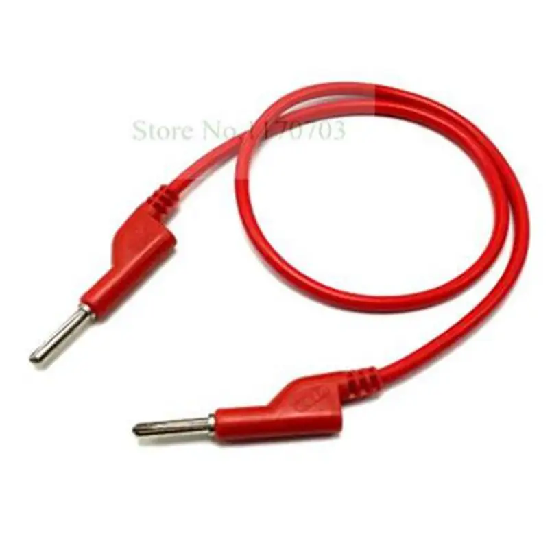 

10 pcs 1m Silicone Banana to Banana Plugs Test Probe Leads Connector