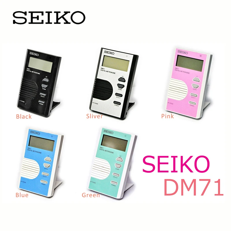 SEIKO Япония SQ60 кварц мульти темп метроном гитара/пианино/Метроном для скрипки [Общий метроном]-"Акустический стиль звук"
