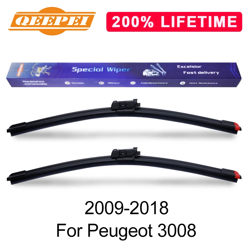 Сменная Щетка стеклоочистителя QEEPEI для Peugeot 3008 1996 2018 сменный стеклоочиститель