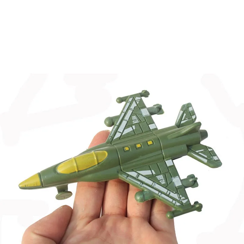 Модель самолета истребитель Jet Pulley игрушечный набор блоков 2 шт./компл. детские