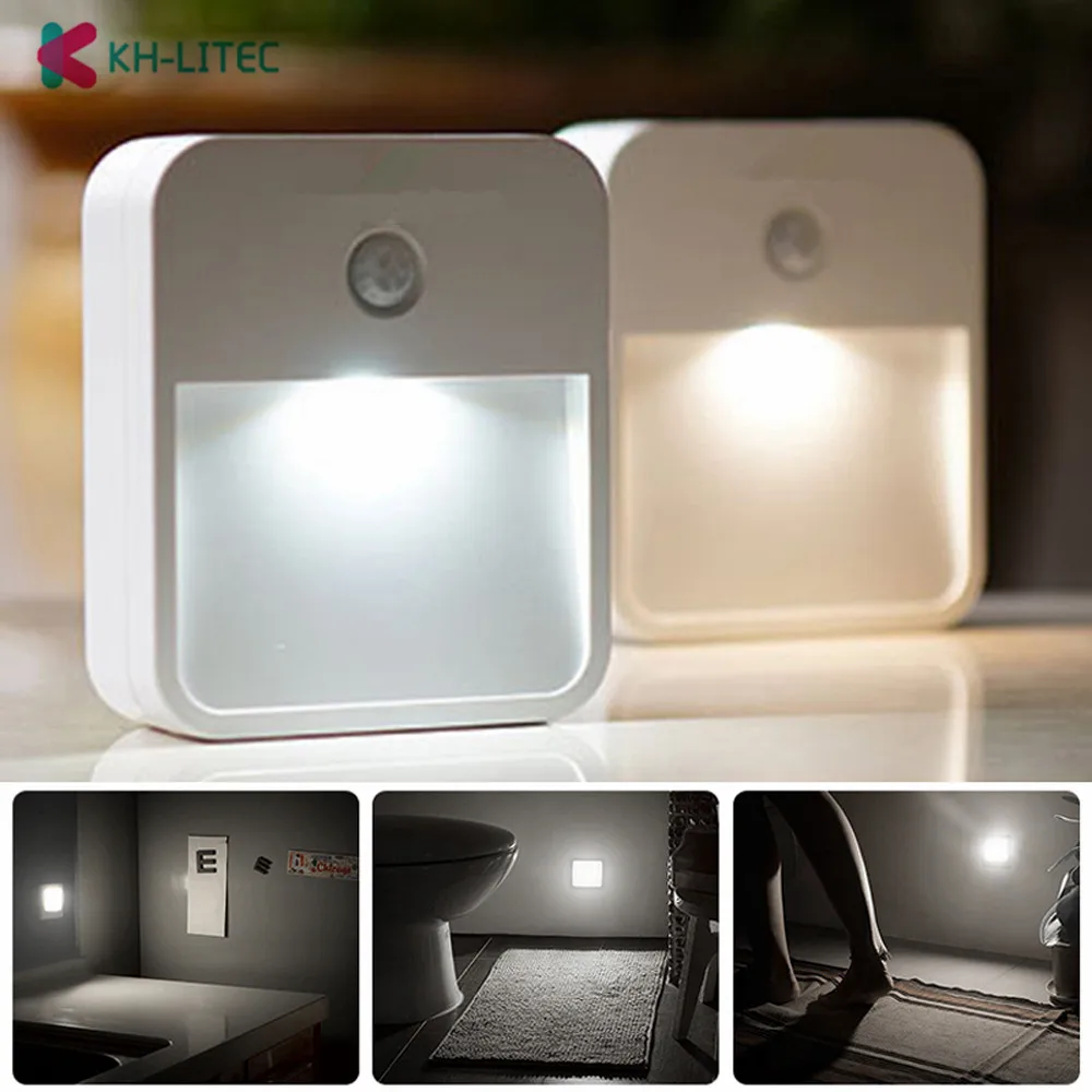 KHLITEC-PIR-Motion-Sensor-LED-Wall-Lights-Night-light-Fixtures-Auto-OnOff-Battery-Operated-Lamp-for-Home-Hallway-Pathway-Staircase-Bedside
