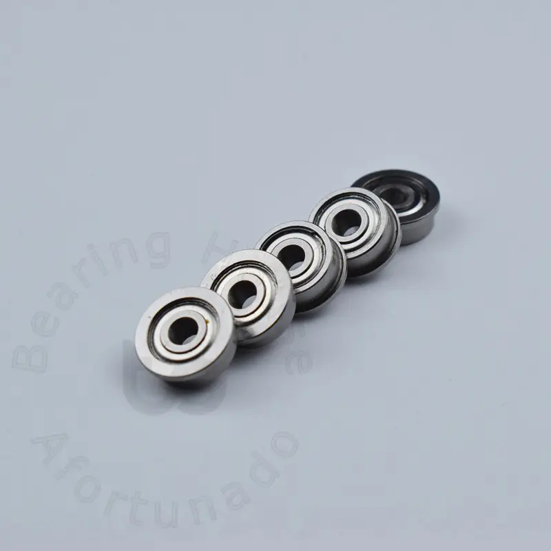 F623ZZ 10pcs 3*10(11.5)*4(mm) Flange Bearing Chrome Steel Metal Sealed High Speed Mechanical Equipment Parts image 3