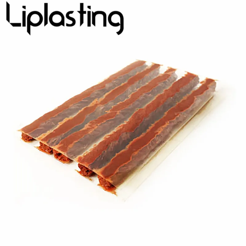 

5 strips/lot motorcycle car tubeless tire puncture repair strips, tire repair strip sealer portable car tire repair