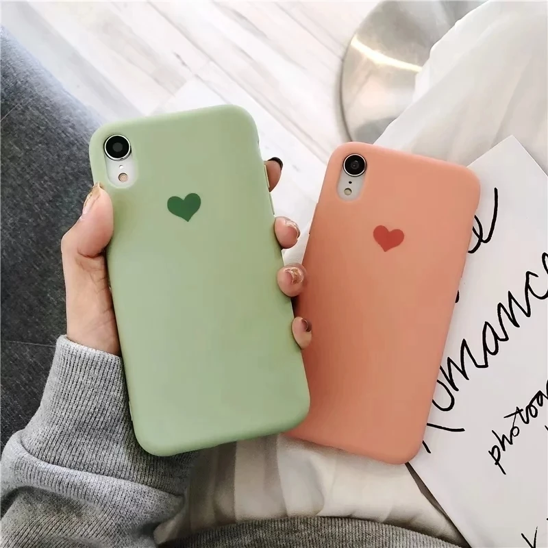 For IPhone X XR And IPhone 6s 6 7 8 Plus 6Plus 7Plus 8Plus Cute Candy NO Logo Cover 2019 Original Liquid Soft TPU Silicone Case 