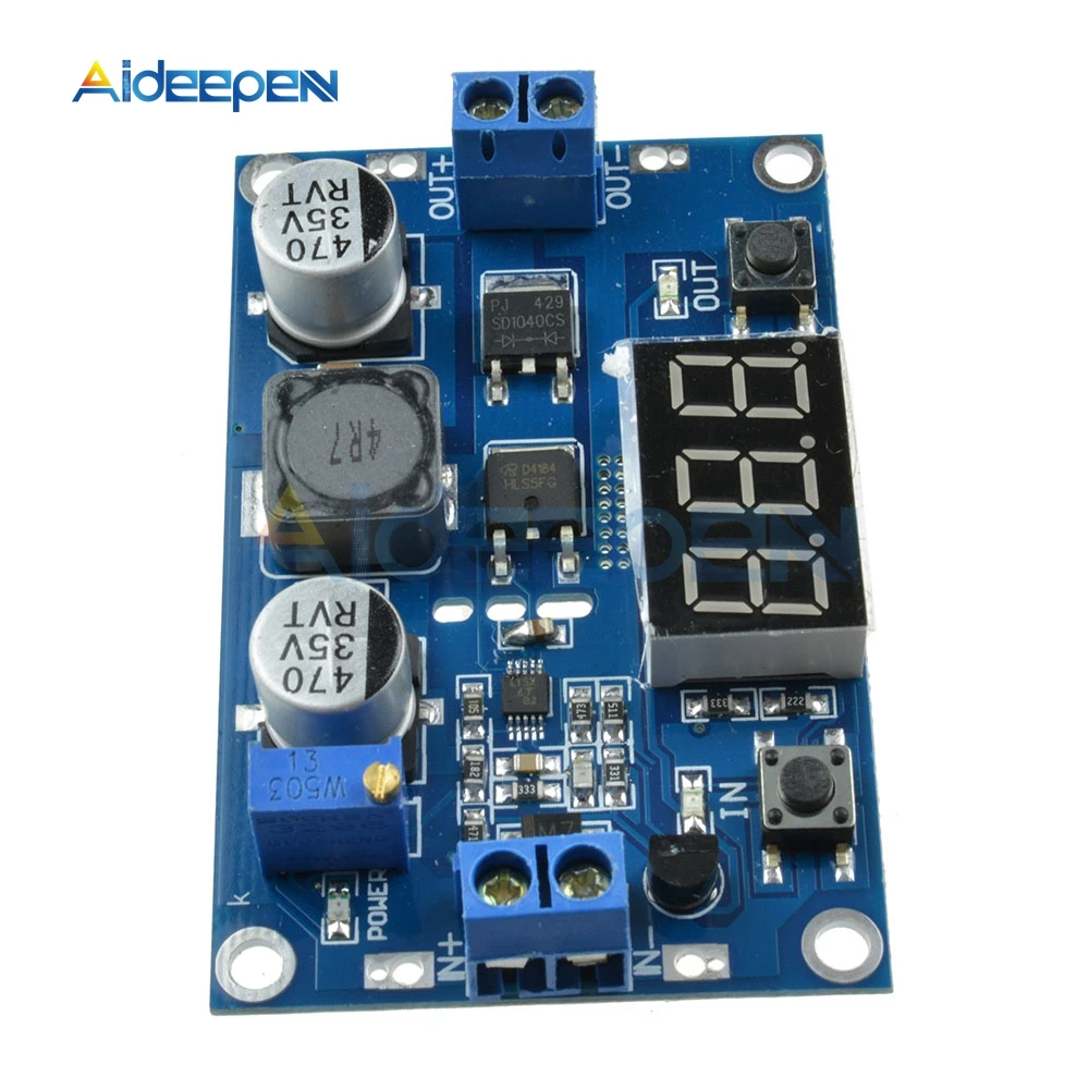 DC 100 Вт LTC1871 3-35V до 3,5~ 35V модуль Boost Step Up Модуль Мощность Напряжение конвертер регулируется Питание с светодиодный вольтметр