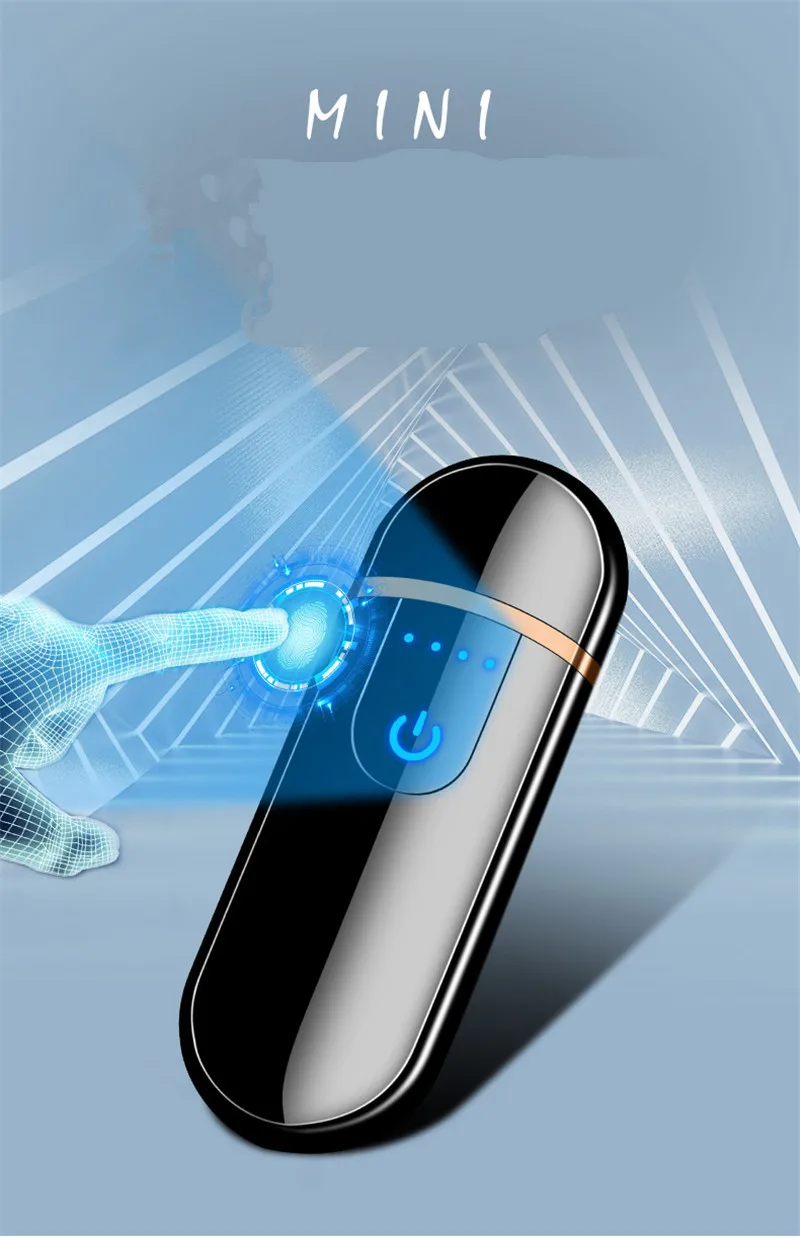 50 шт. USB Зажигалка электронная Вольфрамовая турбо-зажигалка перезаряжаемая WilndProof Зажигалка для курения Лазерная металлическая