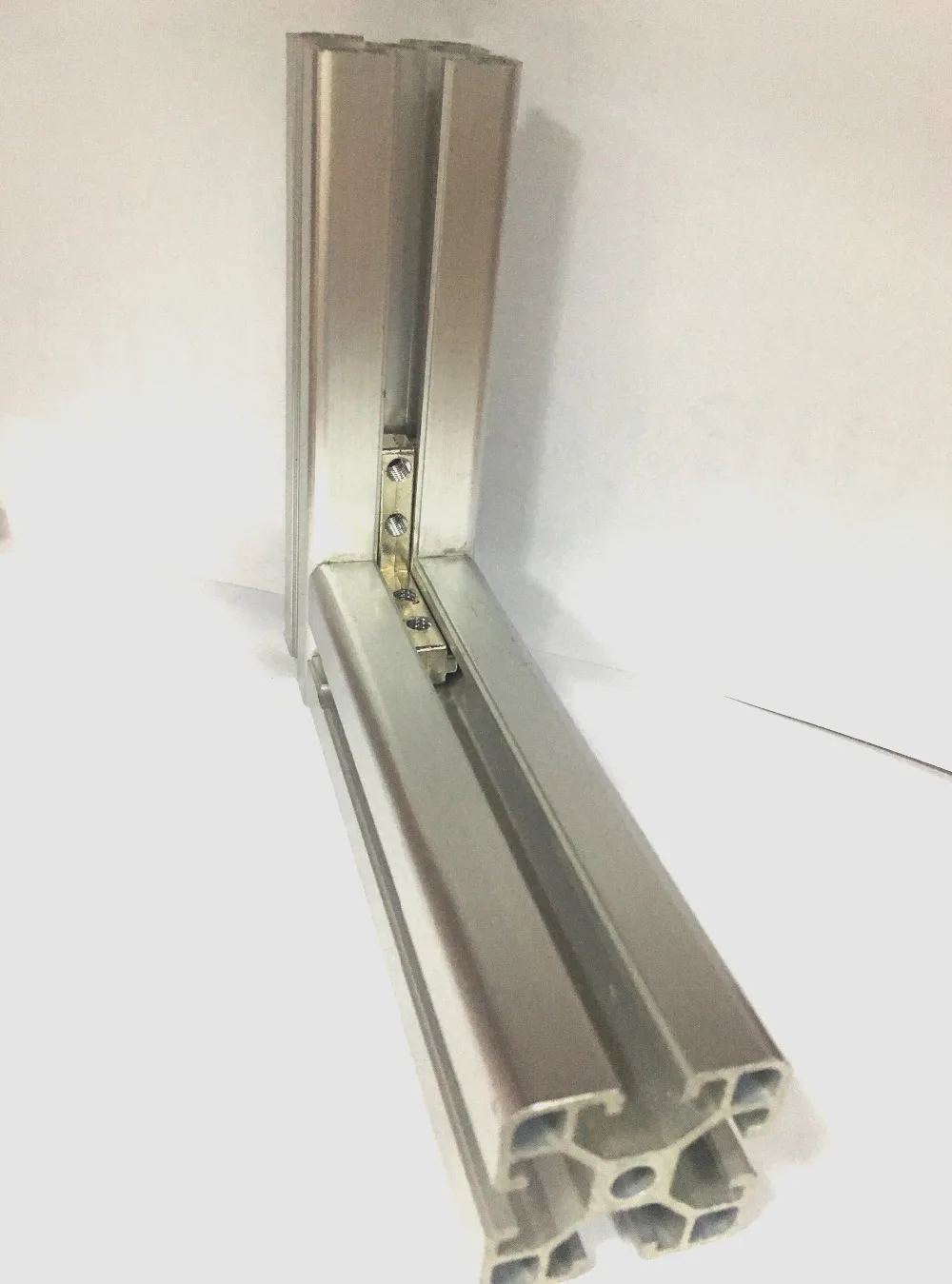 

M5 Brace Aluminum L Shape Not Fade Aluminium Profile Connecting Bracket Angle Adjustment Plate Connector