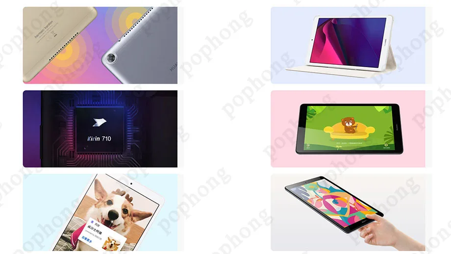 HUAWEI Mediapad M5 lite, 8,0 дюймов, планшетный ПК kiririn 710, четыре ядра, Android 9,0, GPU Turbo, 5100 мАч, батарея, Поддержка Google play
