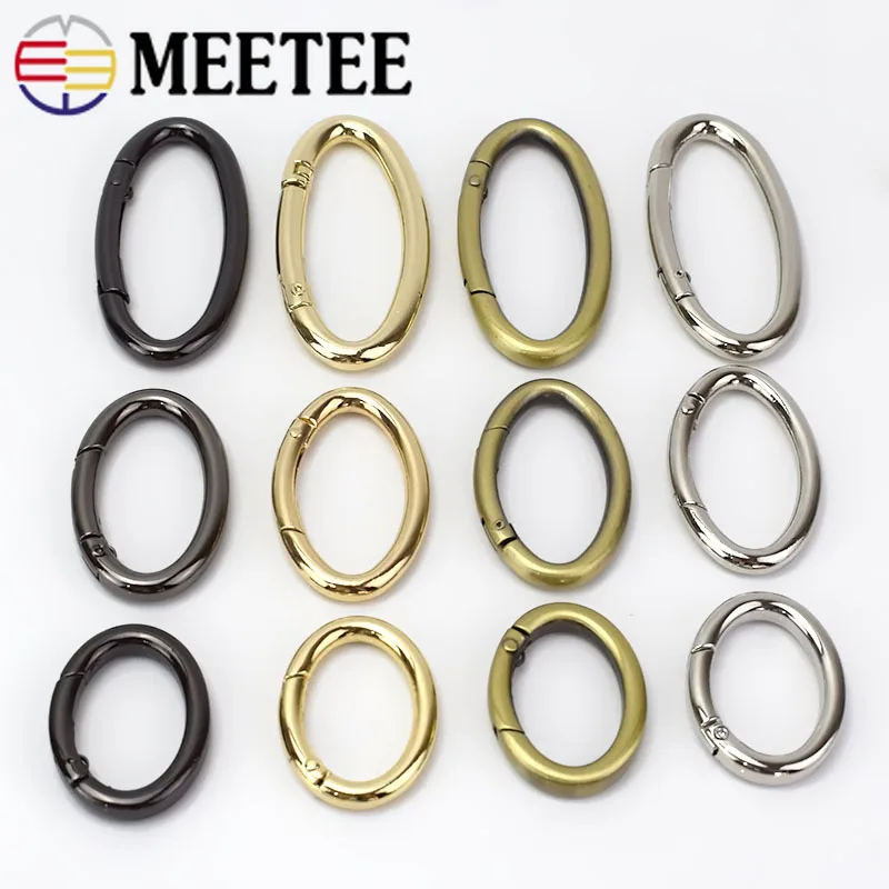 Meetee 13mm Bag Metal Buckles Dog Collar Webbing Hanger Lobster Clasps Swivel Trigger Clips Snap Hook DIY Hardware Accessories