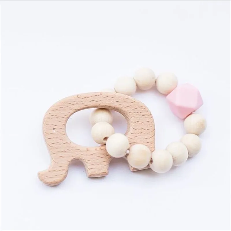

INS Cartoon Animals Wooden Beads String Nordic Style Baby Tent Garland Wall Hanging Pendant Ornaments Nursery Kids Room Decor