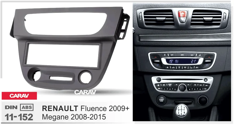 CARAV 11-780 Car Radio Installation Trim Fascia Panel