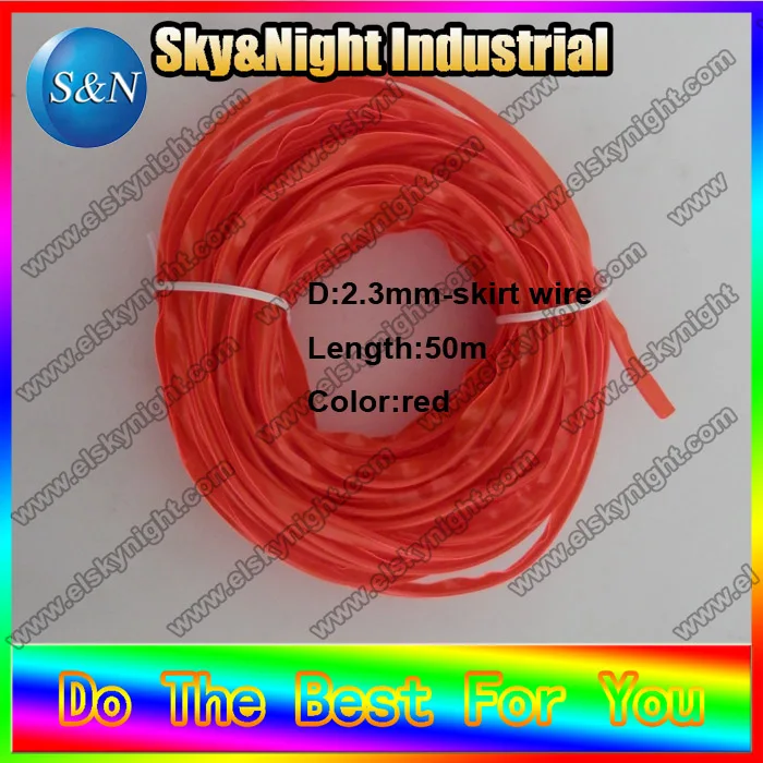 skirt wire-50m-red-1