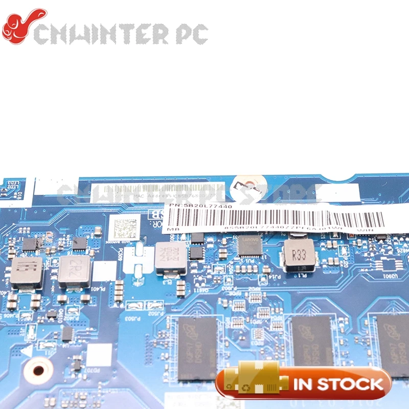 Материнская плата NOKOTION для ноутбука Lenovo ideapad 110 15IBR SR2KN N3060 DDR3 5B20L77440 CG520|Материнские