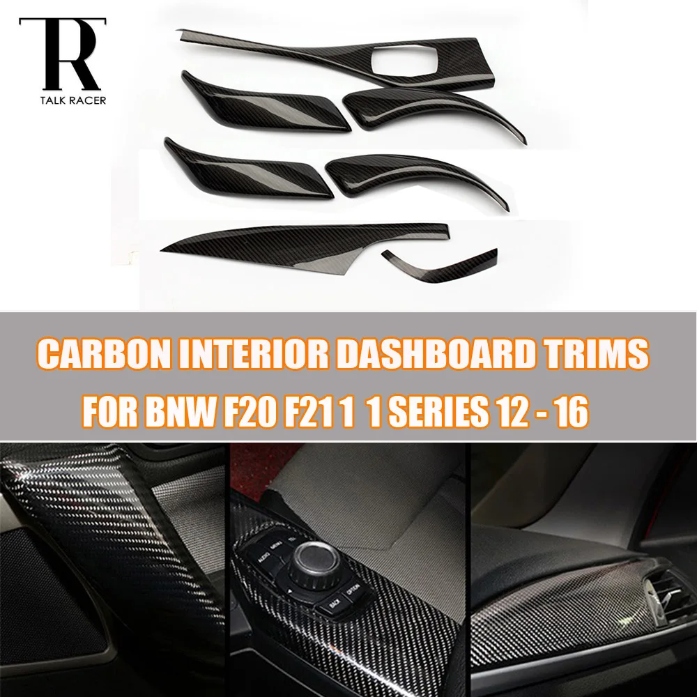 

F20 F21 Carbon Fiber Interior Dashboard Decorative Moulding Trims Cover For BMW F20 F21 1 Series 2012 - 2016