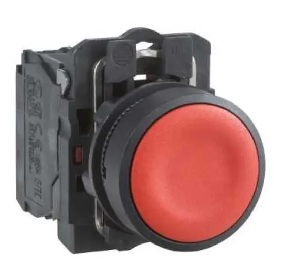 

XB5AA42C XB5AA42 = ZB5AA4C + ZB5AZ102C XB5AA flat head button
