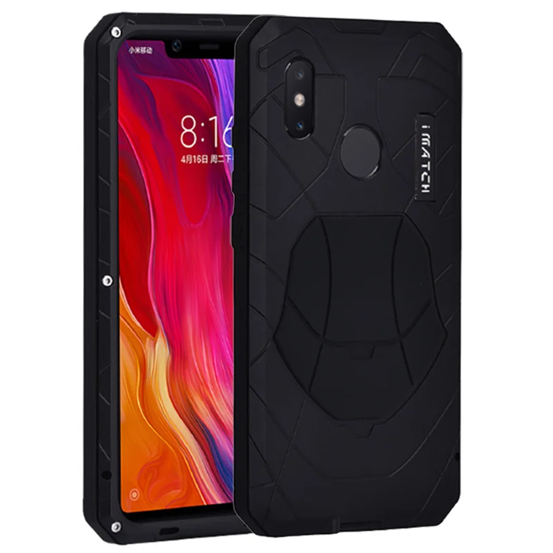 

for Xiaomi Mi8 case Aluminum metal silicon back cover case for Xiaomi Mi 8 cases