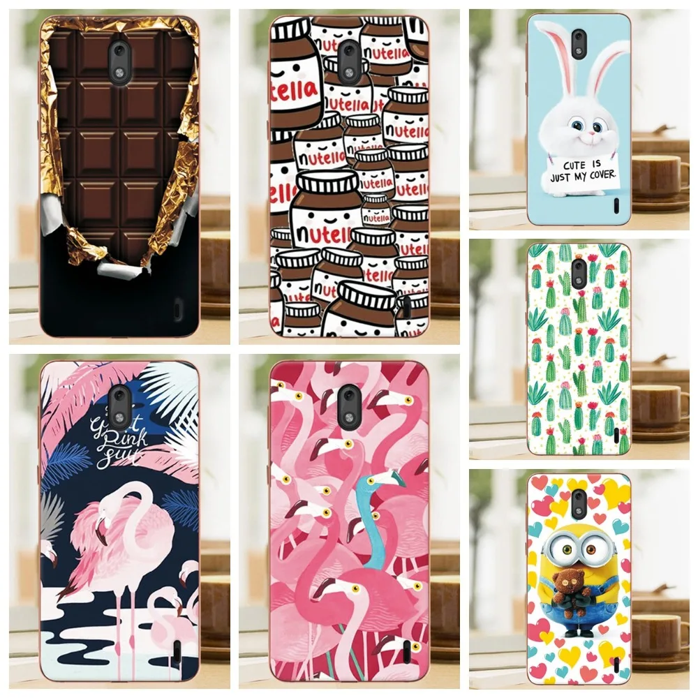 

TPU Silicone Case For Nokia 2 Cover TA-1029 TA-1035 Painted Mermaid Flamingo Phone Cases For Nokia 2 Covers Nokia2 Shell Capa 5"