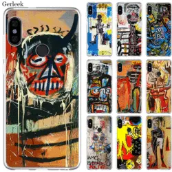 Чехол из ТПУ для Xiaomi mi 6 8 A1 A2 mi X 2S F1 5X 6X в памяти Basquiat Manson