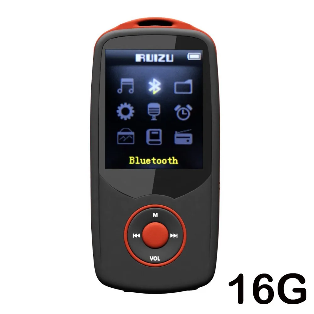

16GB Bluetooth MP4 Player Lossless Sound Music Media player With FM Radio, Video, Voice Recorder and Expandable Micro SD Slot