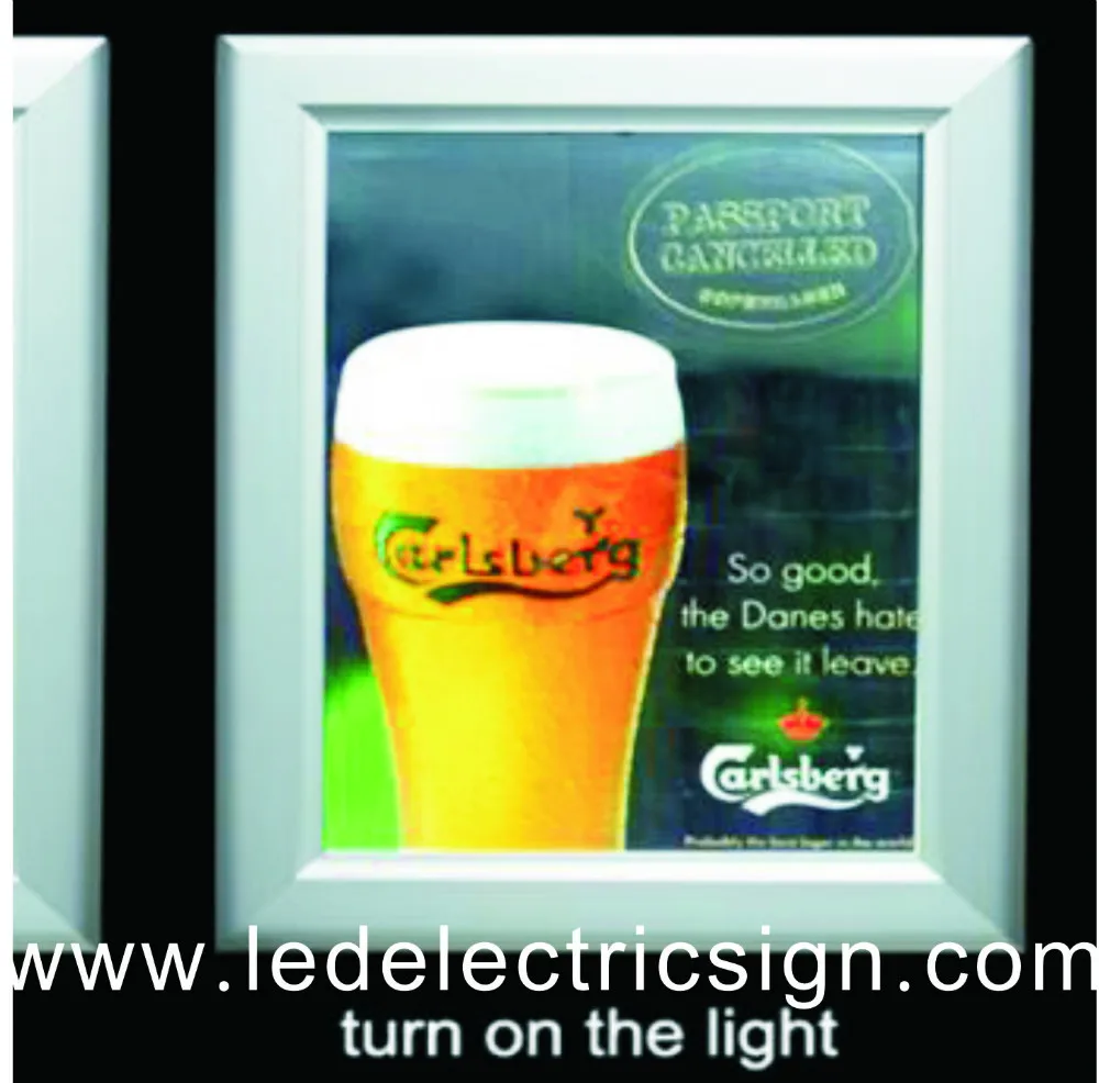 Aluminum Slim LED Light Box Advertising Displayadvertising light