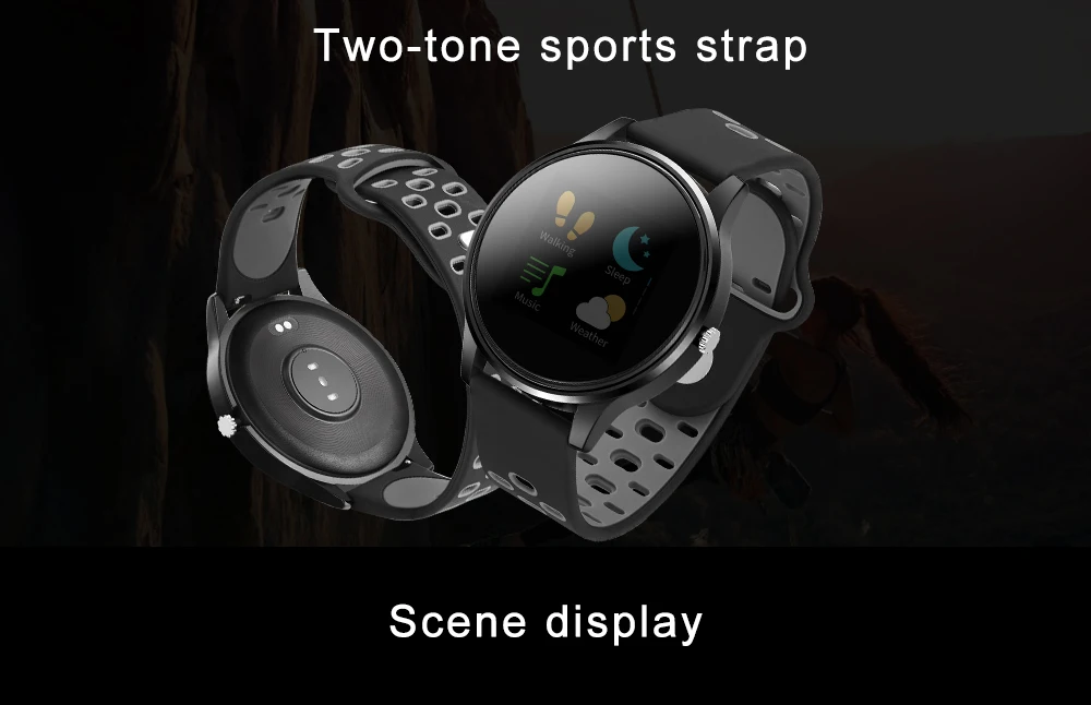 GMOVE JSW1688 Smart Watch Band Sport Fitness Bracelet Heart Rate Monitor Reminder Fitness Tracker For Android IOS PK mi band 4