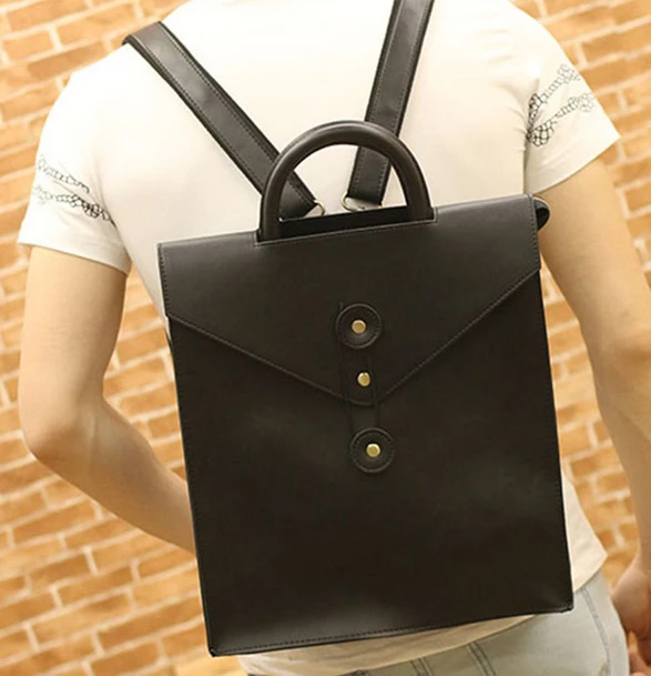 Сумка для ноутбука Высококачественная Брендовая женская мужской кожаный рюкзак мужская деловая сумка Женская дорожная сумка винтажная сумка