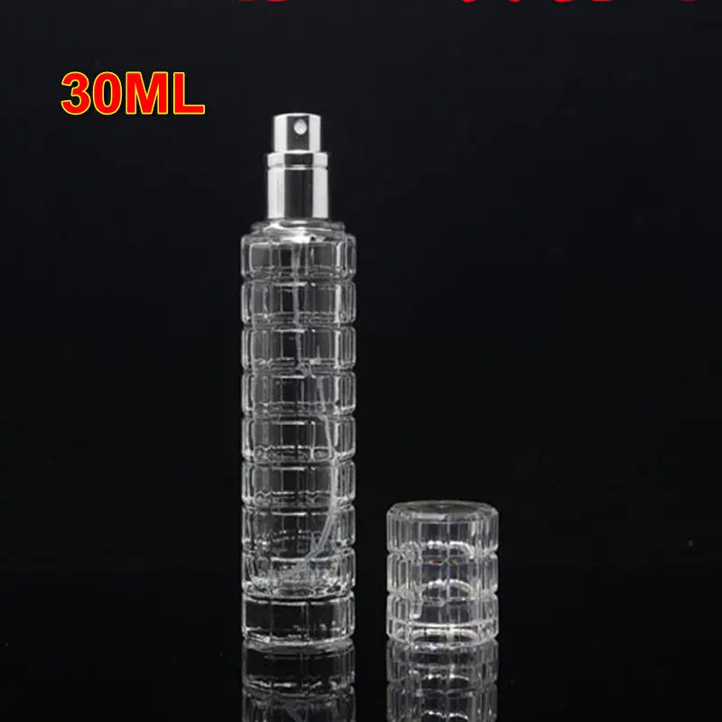 100pcs/lot High Quality 30ml Glass Perfume Spray Bottle Clear