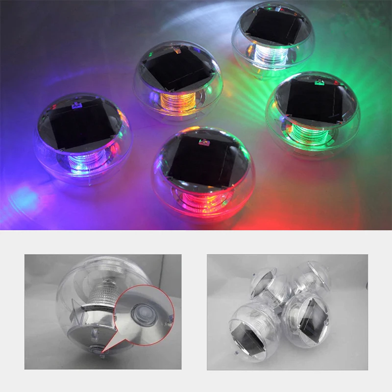 

Solar energy Powered Underwater Fountain Light Disco Spa Bathtub Light Swimming Pool Float lamp LED Light Children's pool light