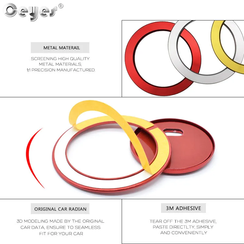 Start Engine Button Ring for TOYOTA (16)