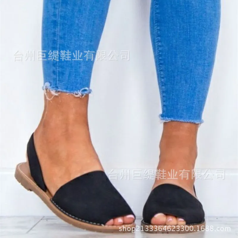 

Summer Women Sandals Fashion Women Closed Toe Flat Shoes Woman Female Footwear Breathable Sandalias