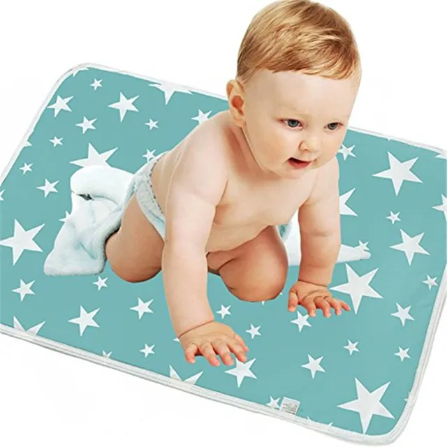 Baby Diaper Changing Mat Newborn Reusable Cotton Pad Breathable