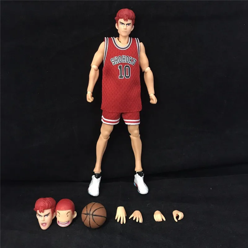 

GREAT TOYS Action Figure SLAM DUNK Variable Hanamichi Sakuragi GT Model Toy NO. 10 Anime PVC Collectible Model Toy L1376