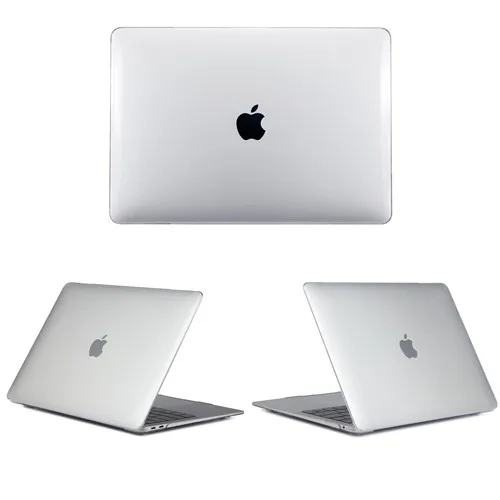 Матовый чехол для ноутбука Apple MacBook Air retina Pro 11, 12, 13, 15 дюймов, чехол для MacBook 13,3, 15,4 дюймов, защита сенсорной панели - Цвет: Crystal Transparent