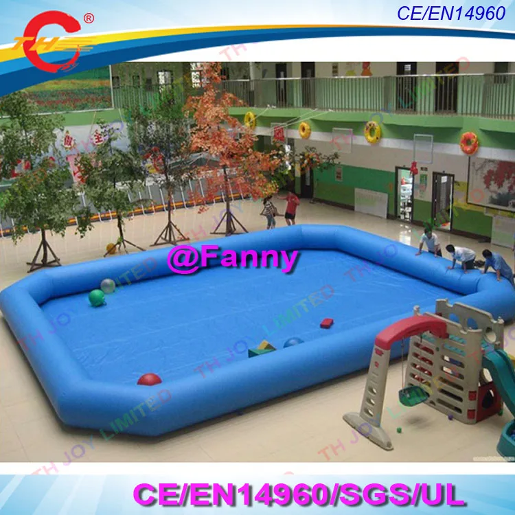 commercial grade High quality giant blue inflatable pool adult size