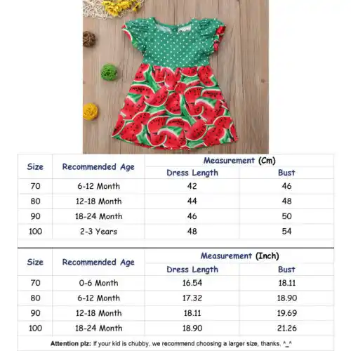 6 month baby dress size