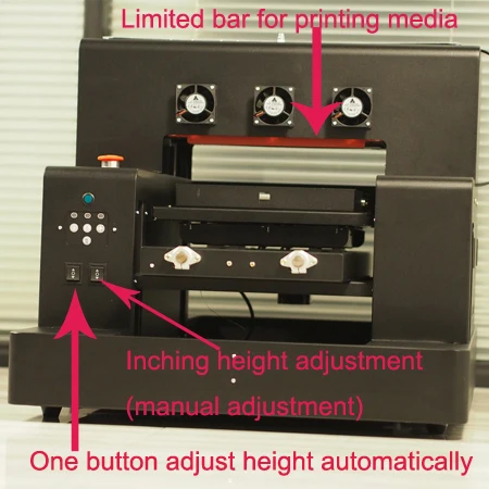 A4 size Automatic UV inkjet L800 Flatbed printer with wholesales price