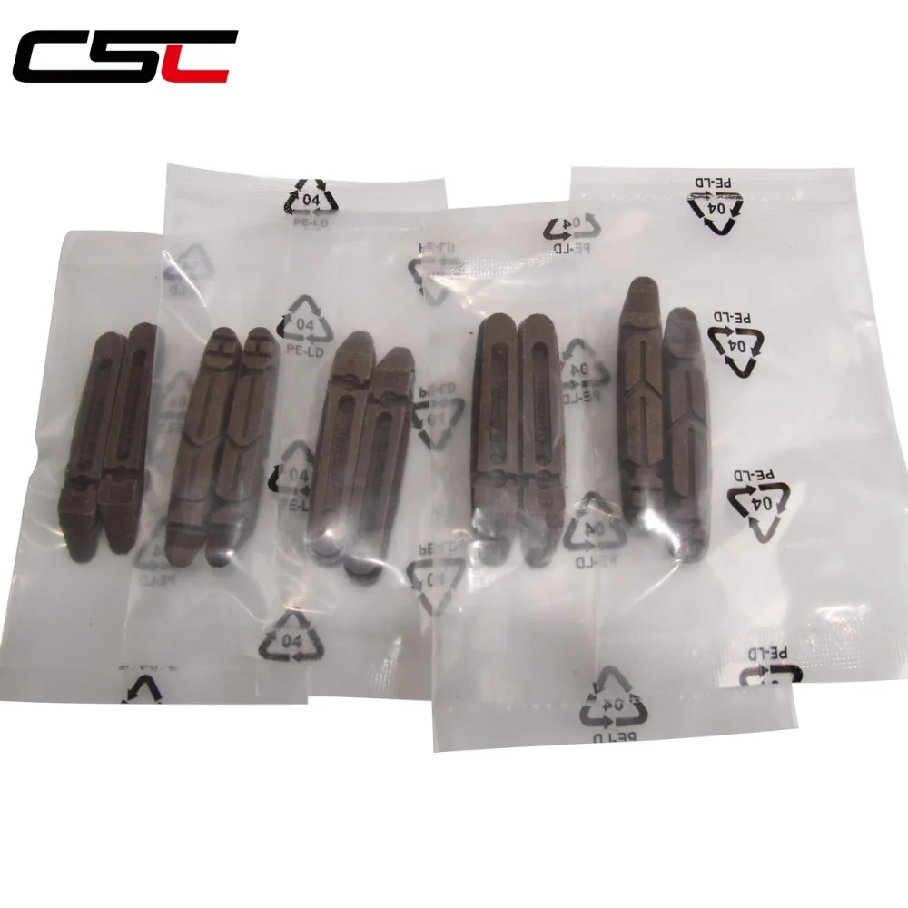 

CSC Road brake pads Bicycle carbon wheels brake pads Bike V Brake Pads for Shiman0 Campy 2pcs, 4pcs, 6pcs,8pcs,10pcs option