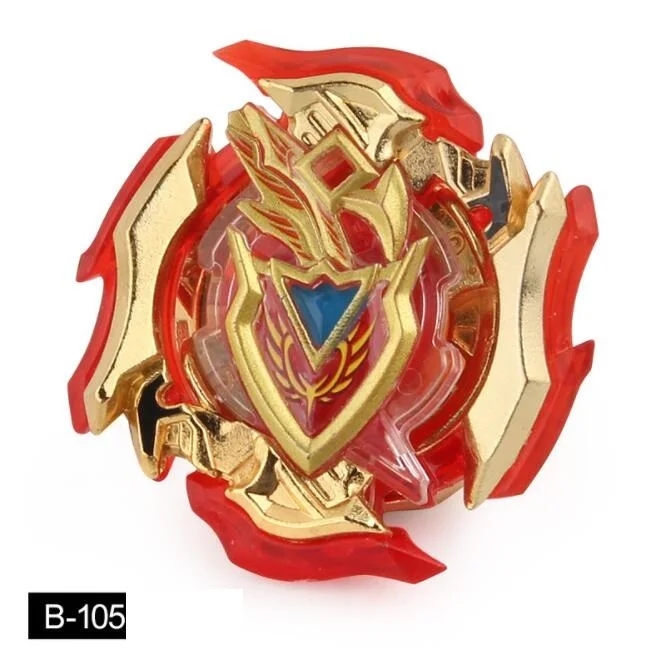 

Hot Sale Spinning To B-105 Starter Zet Achilles without launcher gold color Metal Booster Top Starter Gyro Toy Kid Gift YH1597