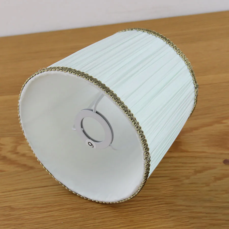 

Elegant Modern Light green Chandelier Lampshade, Beautifu Fabric Lamp Shade Wall Lamp, Clip On