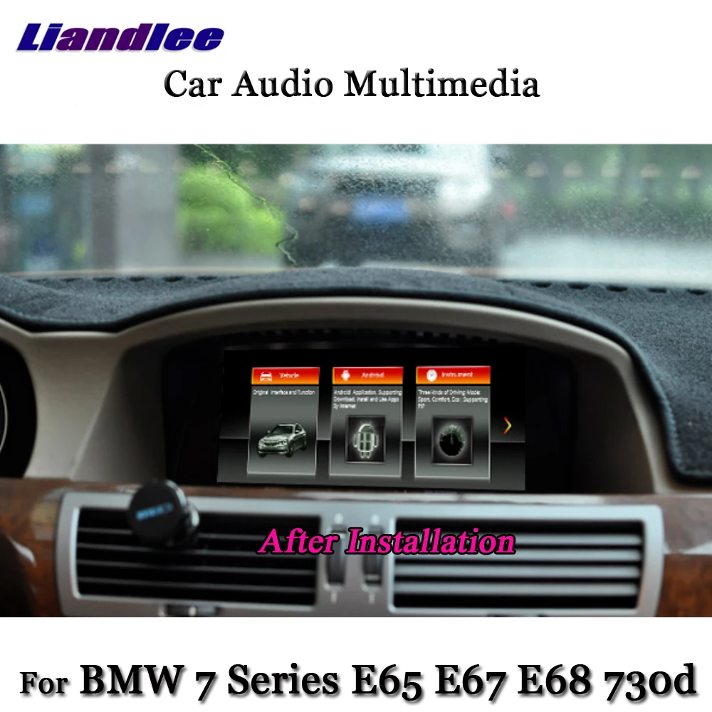 Liandlee для BMW 7 серии E65 E67 E68 730d 2001~ 2008 поддержка оригинальная автомобильная система Радио Aux Wifi gps Navi навигация Мультимедиа