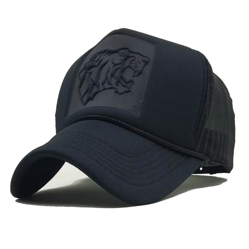 

Summer Mesh Snapback Hats Hip Hop leopard Print Baseball Caps Trucker Cap