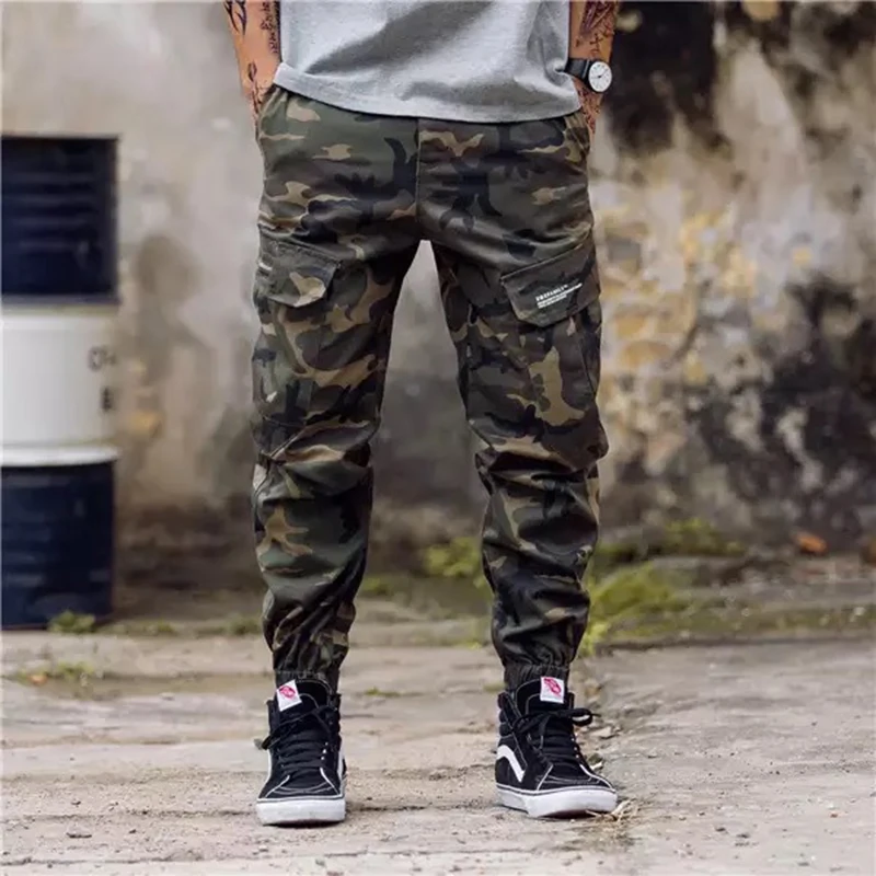 Fubotevic Mens Casual Warm Faux Fur Lined Camo Cargo Jogger Pants Trousers 