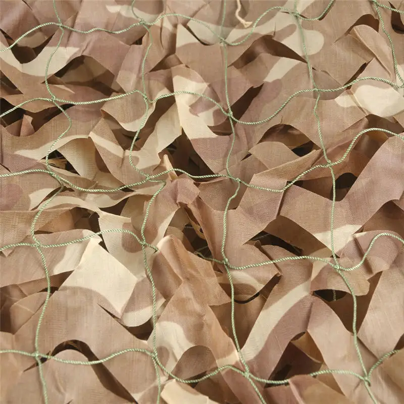 Reinforced Camouflage Net Garden Awning Sun Shading Hiding Mesh Camo Net 8x8M